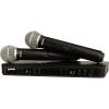 imageShure BLX288PG58 Wireless Microphone System  14Hour Battery Life 300 ft Range UHF  Includes 2 PG58 Handheld Vocal Mics Dual Channel Receiver  H10 Band BLX288PG58H10H10 Band 542572 MHz