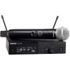 imageShure SLXD24SM58 Digital Wireless Microphone System  Includes SLXD2 Handheld Transmitter with SM58 Vocal Mic Capsule and SLXD4 Single Channel Rack Mount Receiver  J52 Band SLXD24SM58J52Single Channel