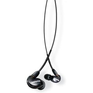 imageShure AONIC 215 Wired Sound Isolating Earbuds Clear Sound Single Driver Secure inEar Fit Detachable Cable Durable Quality Compatible with Apple ampamp Android Devices  BlackBlack