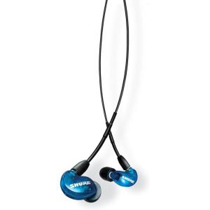 imageShure AONIC 215 Wired Sound Isolating Earbuds Clear Sound Single Driver Secure inEar Fit Detachable Cable Durable Quality Compatible with Apple ampamp Android Devices  BlackBlue