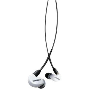 imageShure AONIC 215 Wired Sound Isolating Earbuds Clear Sound Single Driver Secure inEar Fit Detachable Cable Durable Quality Compatible with Apple ampamp Android Devices  BlackWhite