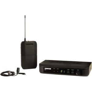 imageShure BLX14CVL Wireless Microphone System  14Hour Battery Life 300 ft Range UHF  Includes CVL Lavalier Mic Bodypack Transmitter Single Channel Receiver  H10 Band BLX14CVLH10H9 Band 512542 MHz