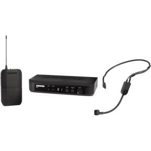 imageShure BLX14P31 Wireless Microphone System  14Hour Battery Life 300 ft Range UHF  Includes PGA31 Headset Mic Bodypack Transmitter Single Channel Receiver  H10 Band BLX14P31H10H11 Band 572596 MHz