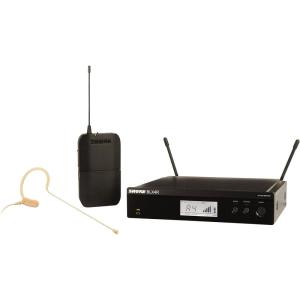 imageShure BLX14RMX53 Wireless Microphone System  14Hour Battery Life 300 ft Range UHF  MX153 Headset Mic Single Channel Rack Mount Receiver  H10 Band BLX14RMX53H10H11 Band 572596 MHz