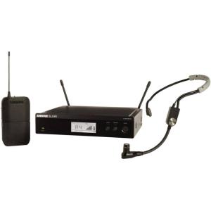 imageShure BLX14RSM35 Wireless Microphone System  14Hour Battery Life 300 ft Range UHF  SM35 Headset Mic Single Channel Rack Mount Receiver  H11 Band BLX14RSM35H11J11 Band 596616 MHz