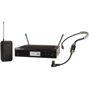 imageShure BLX14RSM35 Wireless Microphone System  14Hour Battery Life 300 ft Range UHF  SM35 Headset Mic Single Channel Rack Mount Receiver  H11 Band BLX14RSM35H11H10 Band 542572 MHz