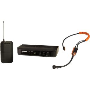 imageShure BLX14SM31 Wireless Microphone System for Fitness and Aerobics  14Hour Battery Life 300 ft Range  Includes SM31FH Fitness Headset Mic Single Channel Receiver  H9 Band BLX14SM31H9J11 Band 596616 MHz