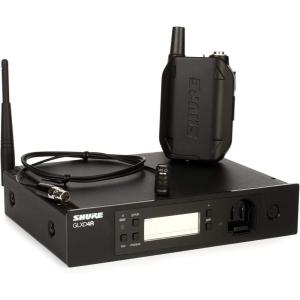 imageShure GLXD1493 Dual Band Pro Digital Wireless Microphone System for Interviews Presenting Theater  12Hour Battery Life 100 ft Range  WL93 Lavalier Mic Single Channel Receiver GLXD1493Z3Rack Mount