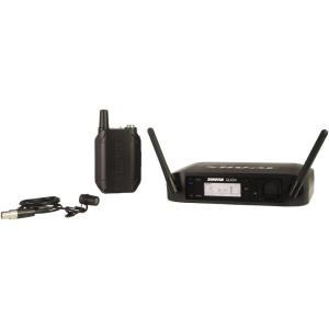 imageShure GLXD1493 Dual Band Pro Digital Wireless Microphone System for Interviews Presenting Theater  12Hour Battery Life 100 ft Range  WL93 Lavalier Mic Single Channel Receiver GLXD1493Z3Standard