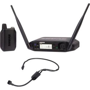 imageShure GLXD14PGA31 Dual Band Pro Digital Wireless Microphone System  12Hour Battery Life 100 ft Range  PGA31 Headset Mic Single Channel Receiver GLXD14PGA31Z3Dual Band