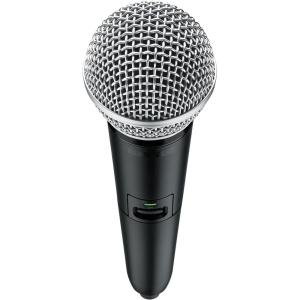 imageShure GLXD2SM58 Handheld Transmitter with SM58 Vocal Mic Capsule  for use with GLXD Dual Band Digital Wireless Microphone Systems Receiver Sold Separately GLXD2SM58Z3SM58