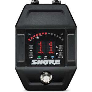 imageShure GLXD6 Pro Digital Guitar Pedal Receiver  for use with GLXD Dual Band Wireless Systems Transmitter Sold Separately GLXD6Z3Guitar Pedal Only