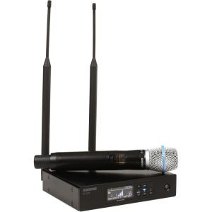 imageShure QLXD2B87A Handheld Transmitter with BETA 87A Vocal Mic Capsule  for use with QLXD Digital Wireless Microphone Systems Receiver Sold Separately  G50 Band QLXD2B87AG50Full System