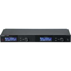 imageShure SLXD Digital Wireless Quad Receiver with Dante  24Bit Audio 138MHz Wide Tuning Range SpaceSaving Design for 4 Channels SLXD4QDANG57Standard