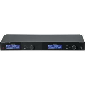 imageShure SLXD Digital Wireless Quad Receiver with Dante  24Bit Audio 138MHz Wide Tuning Range SpaceSaving Design for 4 Channels SLXD4QDANG57With Dante Audio