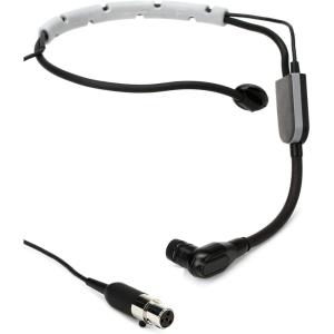 imageShure SM35 Performance Headset Condenser Microphone for HandsFree Audio for MultiInstrumentalists and Active Performers 3pin XLR Connector Inline Preamp Snapfit Windscreen SM35XLRTQG Connector Wireless