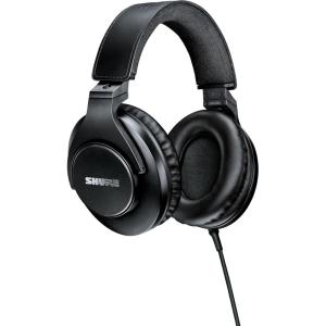 imageShure SRH440A Professional OverEar Wired Studio Headphones  Monitoring ampamp Recording Headphones with Enhanced Frequency Response Adjustable ampamp Collapsible Design Works with All Audio Devices Black