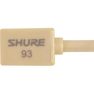 imageShure WL93T Lavalier Condenser Microphone  Subminiature Size for Theater Television Broadcasting Video ampamp Film TA4FTQG Connector for use Wireless Bodypack Transmitters  TanTan 6foot cable