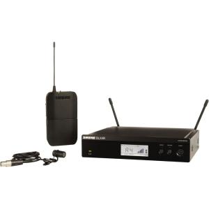 imageShure BLX14RW85 UHF Wireless Microphone System 14Hour Battery Life 300 ft Range WL185 Lavalier Mic Single Channel Rack Mount Receiver
