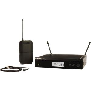 imageShure BLX14RW93 Wireless Microphone System  14Hour Battery Life 300 ft Range UHF  WL93 Lavalier Mic Single Channel Rack Mount Receiver  H10 Band BLX14RW93H10H8 518542 MHz