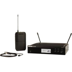 imageShure BLX14RW93 Wireless Microphone System  14Hour Battery Life 300 ft Range UHF  WL93 Lavalier Mic Single Channel Rack Mount Receiver  H10 Band BLX14RW93H10J11 Band 596616 MHz