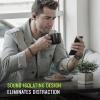 imageShure AONIC 215 TW2 True Wireless Sound Isolating Earbuds with Bluetooth 5 Technology Premium Audio with Deep Bass Secure Fit OvertheEar 32 Hour Battery Life Fingertip Controls  Gen 2  BlackBlack