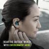 imageShure AONIC 215 TW2 True Wireless Sound Isolating Earbuds with Bluetooth 5 Technology Premium Audio with Deep Bass Secure Fit OvertheEar 32 Hour Battery Life Fingertip Controls  Gen 2  BlackBlue