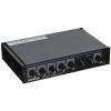 imageShure SCM262 Stereo Microphone Mixer with 12V Phantom Power Perfect for Restaurants AerobicsHealth Clubs Corporate Training and ClassroomsSCM262