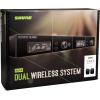 imageShure SLXD14D Dual Channel Digital Wireless System with Two SLXD1 Bodypack Transmitters  Microphones andor Instrument Cables Sold Separately  G58 Band SLXD14DG58J52 Band 558602614616 MHz