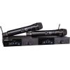 imageShure SLXD24N8CB Wireless Microphone System  Includes SLXD2 Handheld Transmitter with Nexadyne 8C Black Vocal Mic Capsule and SLXD4 Single Channel Rack Mount Receiver  G58 Band SLXD24N8CBG58Full System  Dual Channel
