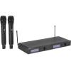imageShure SLXD24N8CB Wireless Microphone System  Includes SLXD2 Handheld Transmitter with Nexadyne 8C Black Vocal Mic Capsule and SLXD4 Single Channel Rack Mount Receiver  G58 Band SLXD24N8CBG58Full System  Dual Channel
