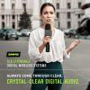 imageShure SLXD25SM58 Portable Digital Wireless System with SLXD2 Handheld Transmitter with SM58 legendary Cardioid Dynamic Vocal Microphone and SLXD5 SingleChannel Receiver  G58 Band SLXD25SM58G58J52 Band 558616 MHz