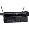 imageShure SLXD24K8B Digital Wireless Microphone System  Includes SLXD2 Handheld Transmitter with KSM8 Black Vocal Mic Capsule and SLXD4 Single Channel Rack Mount Receiver  G58 Band SLXD24K8BG58H55 514558 MHz