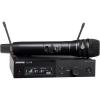 imageShure SLXD24K8B Digital Wireless Microphone System  Includes SLXD2 Handheld Transmitter with KSM8 Black Vocal Mic Capsule and SLXD4 Single Channel Rack Mount Receiver  G58 Band SLXD24K8BG58J52 558602 MHz  614616 MHz