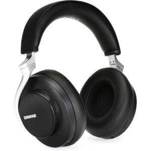imageShure AONIC 50 Gen 2 Wireless Noise Cancelling Headphones Premium StudioQuality Sound Bluetooth 5 Customizable EQ Comfort Fit Over Ear 45 Hours Battery Life Fingertip Controls  BlackBlack