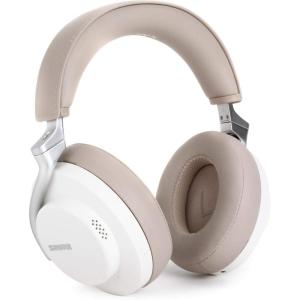 imageShure AONIC 50 Gen 2 Wireless Noise Cancelling Headphones Premium StudioQuality Sound Bluetooth 5 Customizable EQ Comfort Fit Over Ear 45 Hours Battery Life Fingertip Controls  BlackWhite
