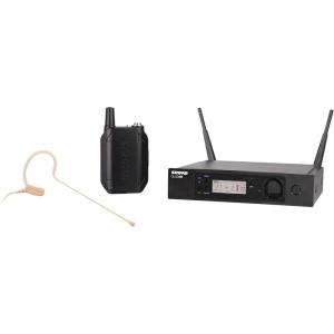 imageShure GLXD14RMX53 Dual Band Pro Digital Wireless Microphone System  12Hour Battery Life 100 ft Range  MX153 Headset Mic Single Channel Rack Mount Receiver GLXD14RMX53Z3Single Band