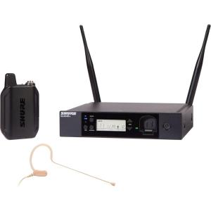 imageShure GLXD14RMX53 Dual Band Pro Digital Wireless Microphone System  12Hour Battery Life 100 ft Range  MX153 Headset Mic Single Channel Rack Mount Receiver GLXD14RMX53Z3Dual Band