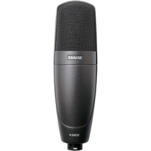 imageShure KSM32 Cardioid Condenser Microphone  Embossed SingleDiaphragm SideAddress Mic with Extended Frequency Response for Highly Critical Studio Recording and Live Sound Productions  ChampagneCharcoal