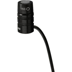 imageShure Microflex MX185 Cardioid Lavalier Microphone  Condenser Mic with TQG  TA4F Connector Wireless Bodypack TransmittersOmnidirectional