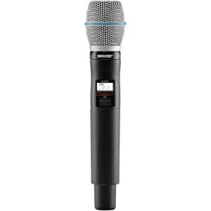 imageShure QLXD2B87C Handheld Transmitter with BETA 87C Vocal Mic Capsule  for use with QLXD Digital Wireless Microphone Systems Receiver Sold Separately  J50A Band QLXD2B87CJ50AG50 Band 470534 MHz