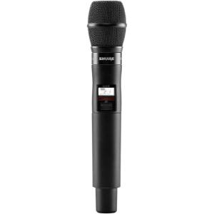imageShure QLXD2KSM9 Handheld Transmitter with KSM9 Black Vocal Mic Capsule  for use with QLXD Digital Wireless Microphone Systems Receiver Sold Separately  G50 Band QLXD2KSM9G50V50 Band 174216 MHz