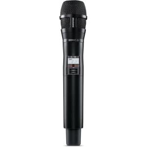 imageShure QLXD2N8CB Handheld Transmitter with Nexadyne 8C Black Cardioid Vocal Mic Capsule  for use with QLXD Digital Wireless Microphone Systems Receiver Sold Separately  G50 Band QLXD2N8CBG50Cardioid