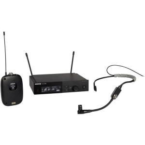 imageShure SLXD14SM35 Digital Wireless Microphone System  Includes SLXD1 Bodypack Transmitter with SM35 Headset Mic ampamp SLXD4 Single Channel Rack Mount Receiver  G58 Band SLXD14SM35G58J52 558602 MHz  614616 MHz