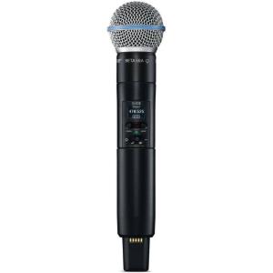 imageShure SLXD2B58 Handheld Transmitter with BETA 58A Vocal Mic Capsule  for use with SLXD Digital Wireless Microphone Systems Receiver Sold Separately  G58 Band SLXD2B58G58G58 Band 470514 MHz