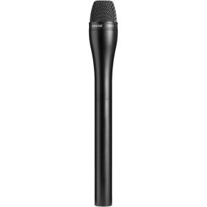 imageShure SM63 Omnidirectional Dynamic Vocal Microphone with 145cm Handle for Handheld Applications OnStage and in Broadcast Recording and TV Studios 3pin XLR Connector  Champagne SM6323cm Handle  Black