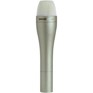 imageShure SM63 Omnidirectional Dynamic Vocal Microphone with 145cm Handle for Handheld Applications OnStage and in Broadcast Recording and TV Studios 3pin XLR Connector  Champagne SM63145cm Handle  Champagne