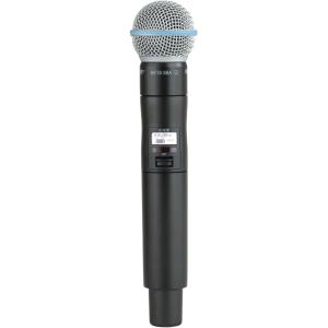 imageShure ULXD2B58 Handheld Transmitter with BETA 58A Vocal Mic Capsule  for use with ULXD Digital Wireless Microphone Systems Receiver Sold Separately  J50A Band ULXD2B58J50AV50 Band 174216MHz