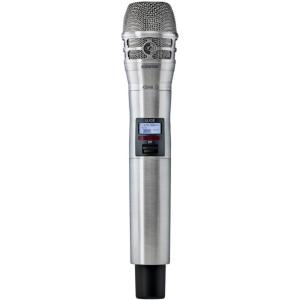 imageShure ULXD2K8N Handheld Transmitter with KSM8 Brushed Nickel Vocal Mic Capsule  for use with ULXD Digital Wireless Microphone Systems Receiver Sold Separately  G50 Band ULXD2K8NG50Brushed Nickel