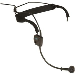 imageShure WH20 Dynamic Headset Microphone  Rugged Lightweight Secure Fit for Active Mic Users for InstructorsMusicians RightAngle 14 63mm Connector for Unbalanced Mic Input WH20QTR14inch 635 mm phone plug